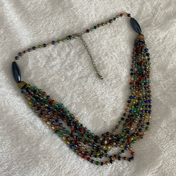 Jewelry - Beaded multicoloured necklace